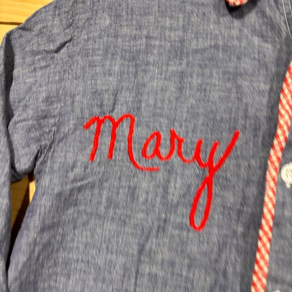 Vintage 70s Montgomery Ward Shirt Womens Medium Chain Stitched Mushrooms - Picture 4 of 15